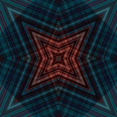 Yıldızsız bir desen. Çizgilerin ve soyutlamaların bir düzeni