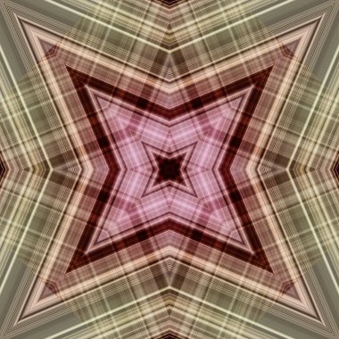 Yıldızsız bir desen. Çizgilerin ve soyutlamaların bir düzeni