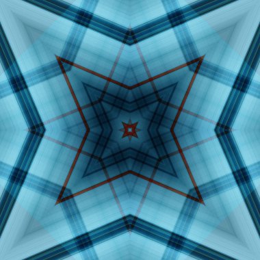 Yıldızsız bir desen. Çizgilerin ve soyutlamaların bir düzeni