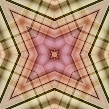 Yıldızsız bir desen. Çizgilerin ve soyutlamaların bir düzeni