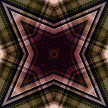 Yıldızsız bir desen. Çizgilerin ve soyutlamaların bir düzeni