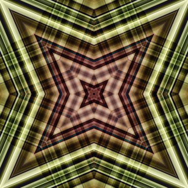 Yıldızsız bir desen. Çizgilerin ve soyutlamaların bir düzeni