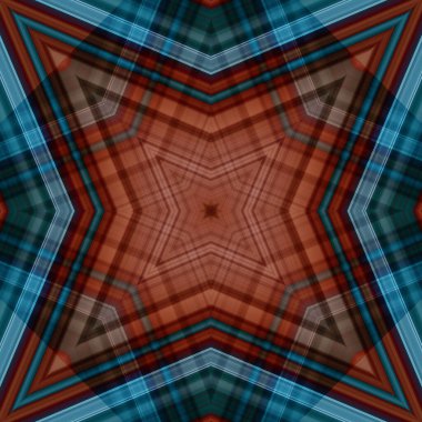 Yıldızsız bir desen. Çizgilerin ve soyutlamaların bir düzeni