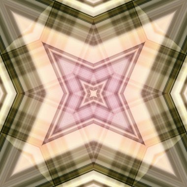 Yıldızsız bir desen. Çizgilerin ve soyutlamaların bir düzeni