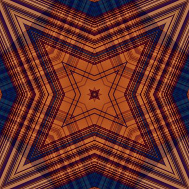 Yıldızsız bir desen. Çizgilerin ve soyutlamaların bir düzeni