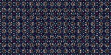 Geniş, soyut, kusursuz desen. Örülmüş sanat deseni. Soyut arkaplan ve doku
