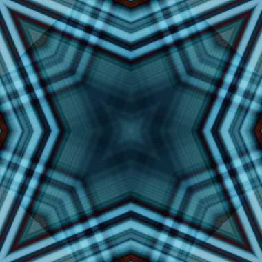 Yıldızsız bir desen. Çizgilerin ve soyutlamaların bir düzeni