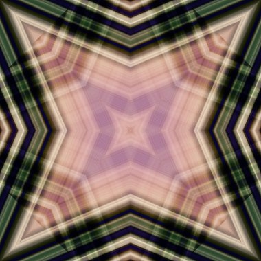 Yıldızsız bir desen. Çizgilerin ve soyutlamaların bir düzeni