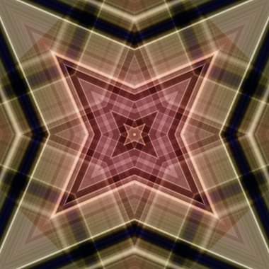 Yıldızsız bir desen. Çizgilerin ve soyutlamaların bir düzeni