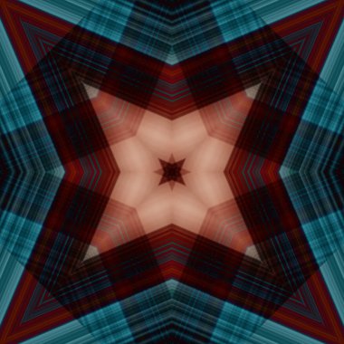 Yıldızsız bir desen. Çizgilerin ve soyutlamaların bir düzeni