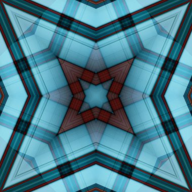 Yıldızsız bir desen. Çizgilerin ve soyutlamaların bir düzeni