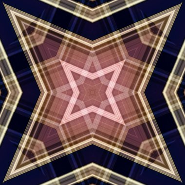 Yıldızsız bir desen. Çizgilerin ve soyutlamaların bir düzeni