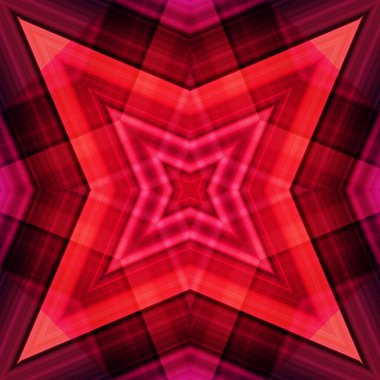 Yıldızsız bir desen. Çizgilerin ve soyutlamaların bir düzeni