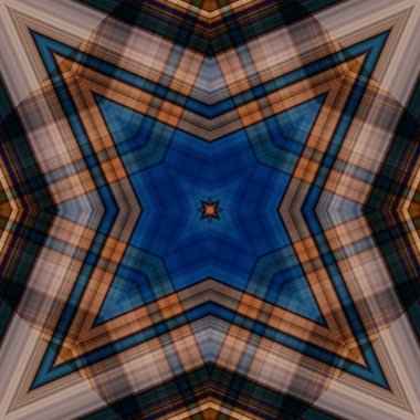 Yıldızsız bir desen. Çizgilerin ve soyutlamaların bir düzeni