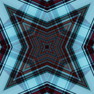 Yıldızsız bir desen. Çizgilerin ve soyutlamaların bir düzeni