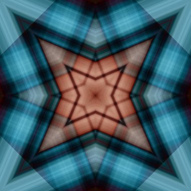 Yıldızsız bir desen. Çizgilerin ve soyutlamaların bir düzeni