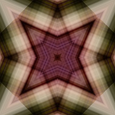 Yıldızsız bir desen. Çizgilerin ve soyutlamaların bir düzeni