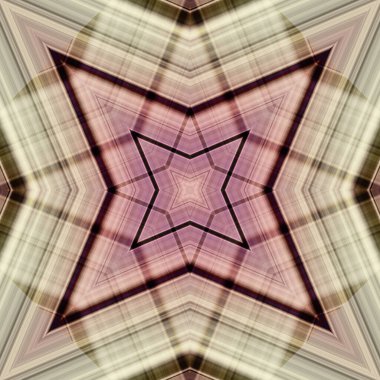 Yıldızsız bir desen. Çizgilerin ve soyutlamaların bir düzeni