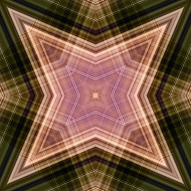 Yıldızsız bir desen. Çizgilerin ve soyutlamaların bir düzeni