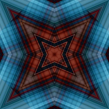 Yıldızsız bir desen. Çizgilerin ve soyutlamaların bir düzeni