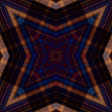 Yıldızsız bir desen. Çizgilerin ve soyutlamaların bir düzeni