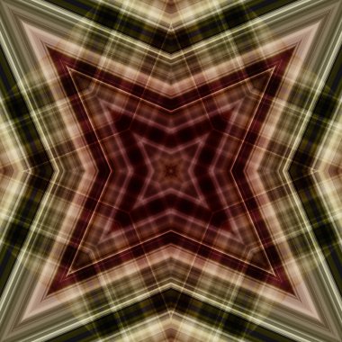 Yıldızsız bir desen. Çizgilerin ve soyutlamaların bir düzeni