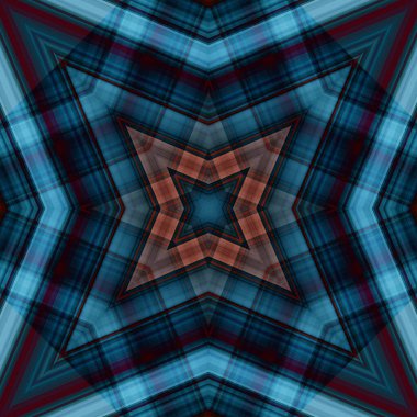 Yıldızsız bir desen. Çizgilerin ve soyutlamaların bir düzeni