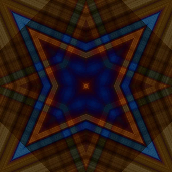 Yıldızsız bir desen. Çizgilerin ve soyutlamaların bir düzeni