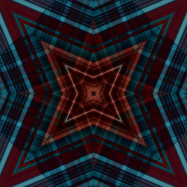 Yıldızsız bir desen. Çizgilerin ve soyutlamaların bir düzeni