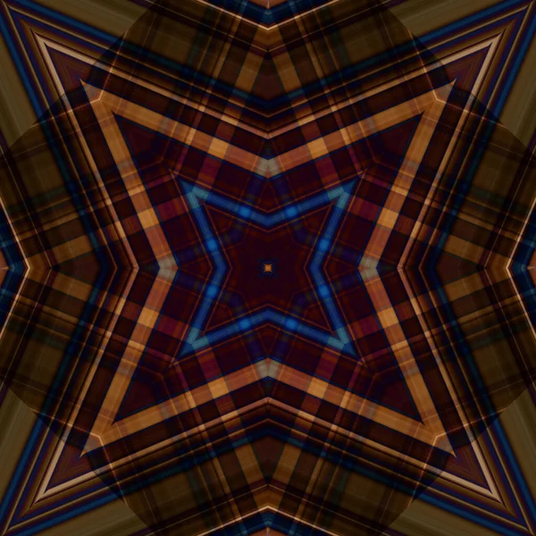 Yıldızsız bir desen. Çizgilerin ve soyutlamaların bir düzeni