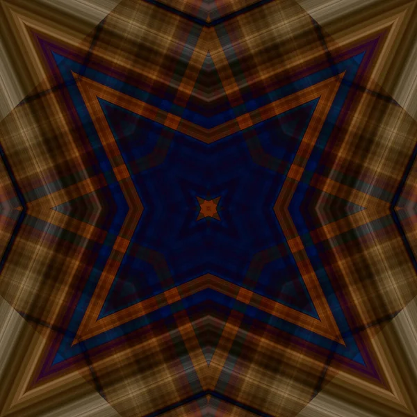 Yıldızsız bir desen. Çizgilerin ve soyutlamaların bir düzeni