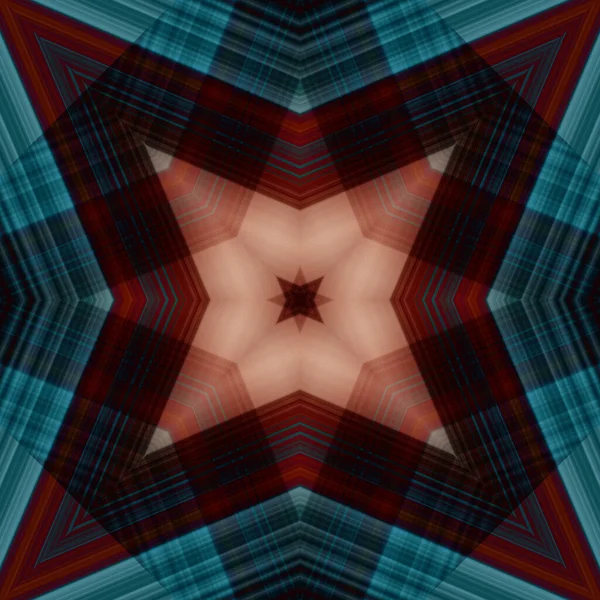 Yıldızsız bir desen. Çizgilerin ve soyutlamaların bir düzeni