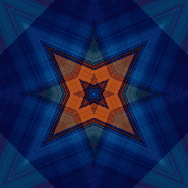 Yıldızsız bir desen. Çizgilerin ve soyutlamaların bir düzeni