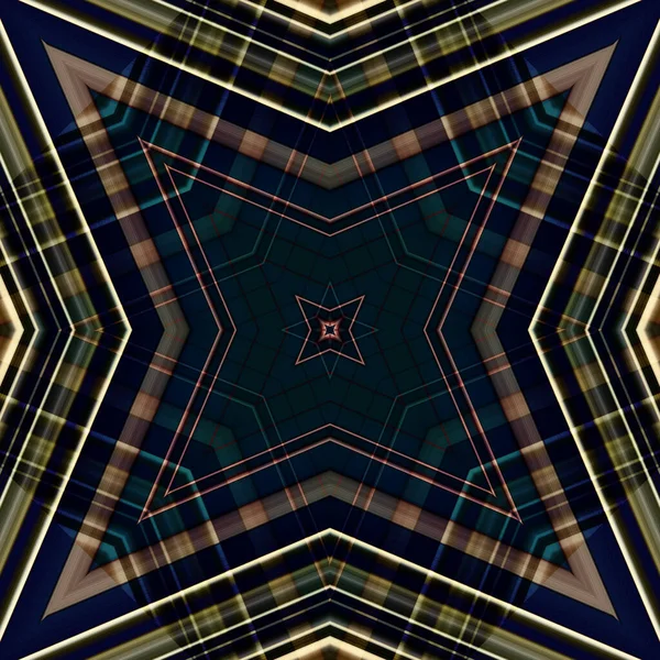 Yıldızsız bir desen. Çizgilerin ve soyutlamaların bir düzeni