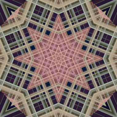 Yıldızsız bir desen. Hat düzeni. Kaleydoskopik arkaplan