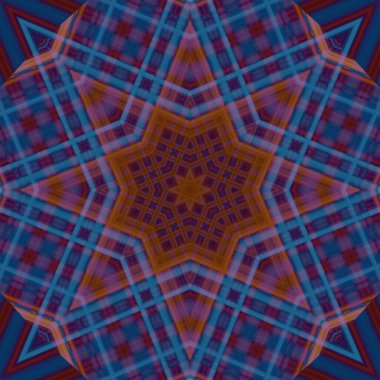 Yıldızsız bir desen. Hat düzeni. Kaleydoskopik arkaplan