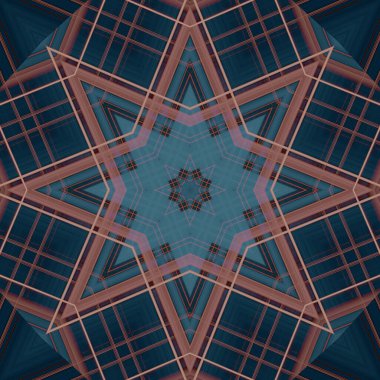 Yıldızsız bir desen. Hat düzeni. Kaleydoskopik arkaplan