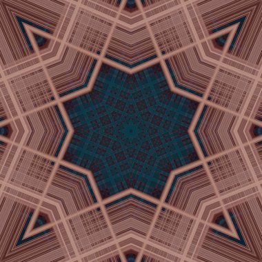 Yıldızsız bir desen. Hat düzeni. Kaleydoskopik arkaplan