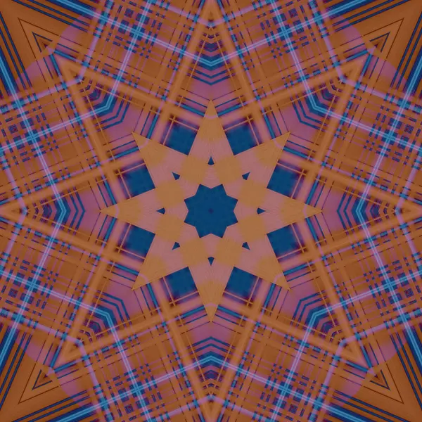 stock image Star seamless pattern. Line pattern.  Kaleidoscopic background