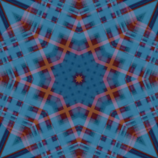 stock image Star seamless pattern. Line pattern.  Kaleidoscopic background