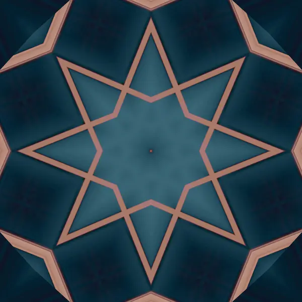 星のシームレスなパターン 線のパターン 万華鏡的背景 — ストック写真