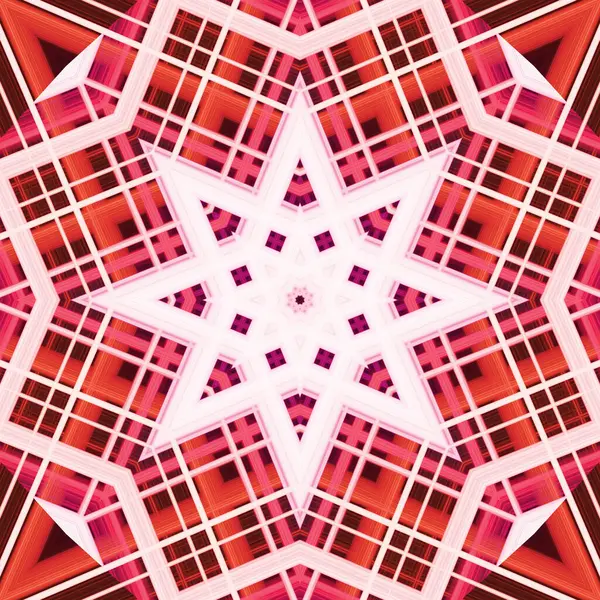 stock image Star seamless pattern. Line pattern.  Kaleidoscopic background