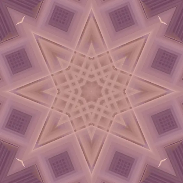 Star Seamless Pattern Line Pattern Kaleidoscopic Background — Stock Photo, Image