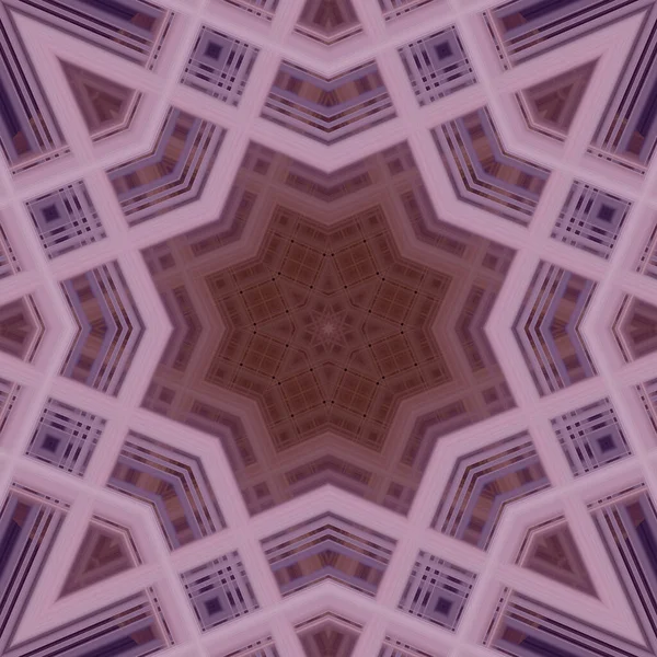 Star Seamless Pattern Line Pattern Kaleidoscopic Background — Stock Photo, Image