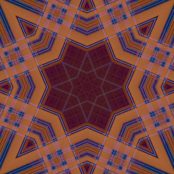 stock image Star seamless pattern. Line pattern.  Kaleidoscopic background