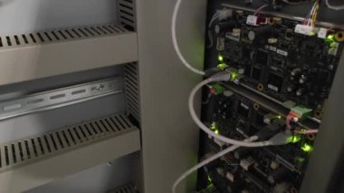 Sunucu odası. İnternet ağları. Sanayi teknolojileri.