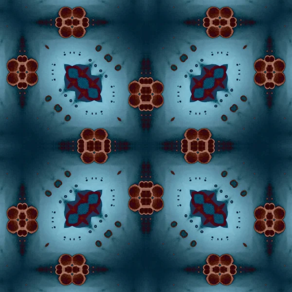 Square Seamless Patterns Woven Wonderful Digital Patterns Modern Fashion Kaleidoscope — Stock Photo, Image