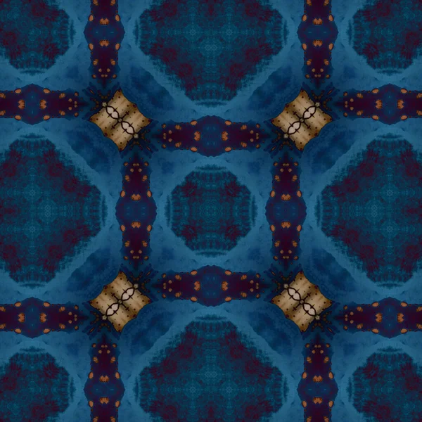 Quadratische Nahtlose Muster Wunderbare Digitale Muster Gewebt Moderne Mode Kaleidoskop — Stockfoto
