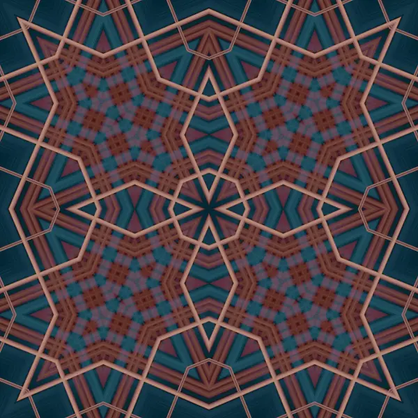 Τετράγωνα Μοτίβα Υφαντά Υπέροχα Ψηφιακά Μοτίβα Μοντέρνα Μόδα Καλειδοσκόπιο — Φωτογραφία Αρχείου