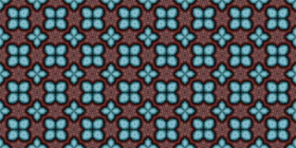 Weites Nahtloses Muster Abstraktes Gewebe Kaleidoskop — Stockfoto